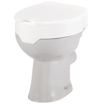 Toilettensitzerhöhung MOLETT weiß, 10 cm